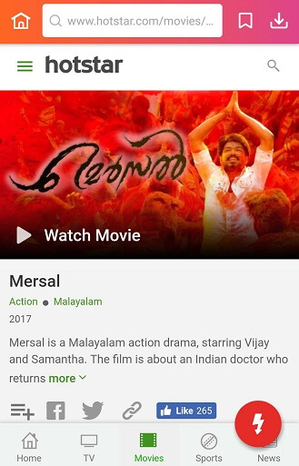 Mersal Movie Download in HD from Hotstar - InsTube Blog